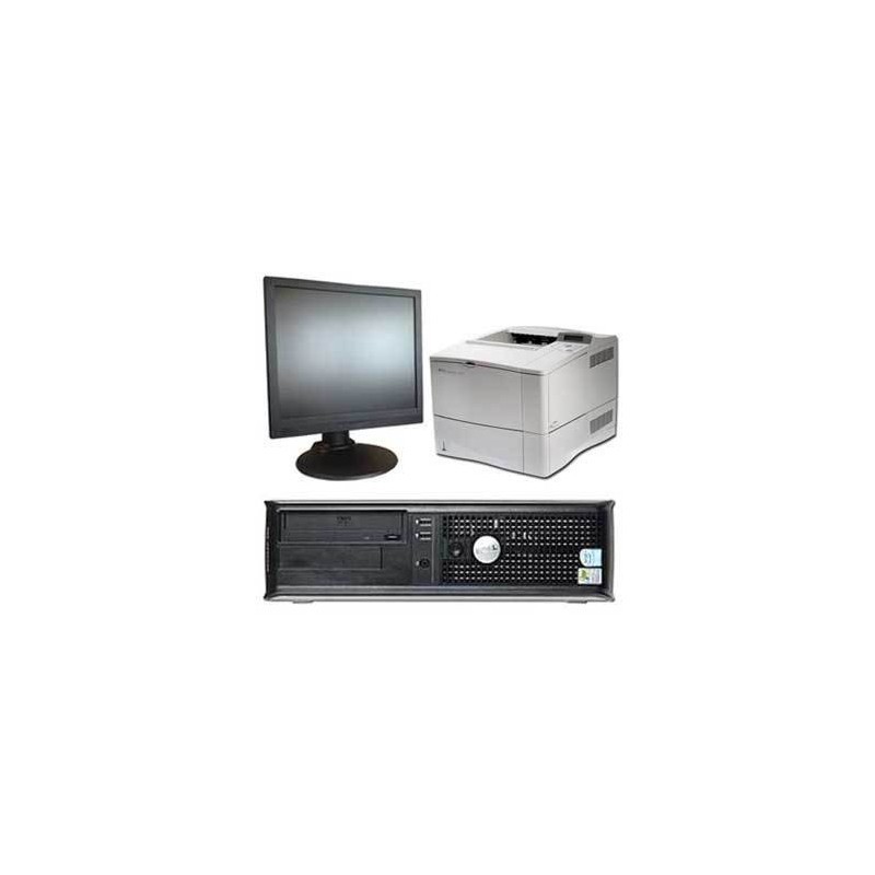Calculatoare Dell 320dt, LCD 17 inch renew, Imprimanta laser HP