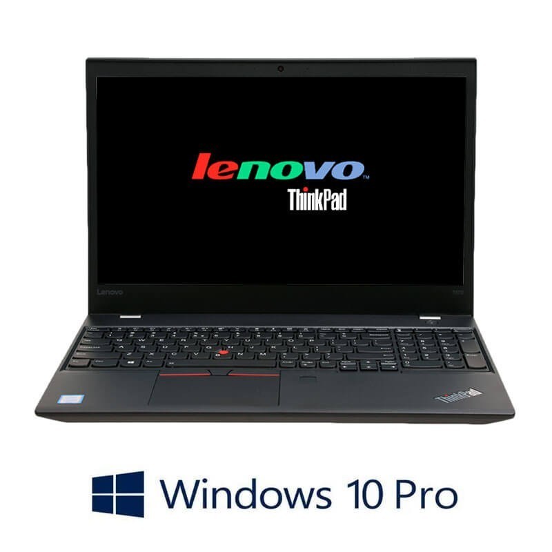 Laptopuri Refurbished Lenovo ThinkPad T570, i5-6300U, FHD, Webcam, Win 10 Pro