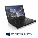 Laptop Refurbished Lenovo ThinkPad T560, i7-6600U, SSD, FHD, Webcam, Windows 10 Pro