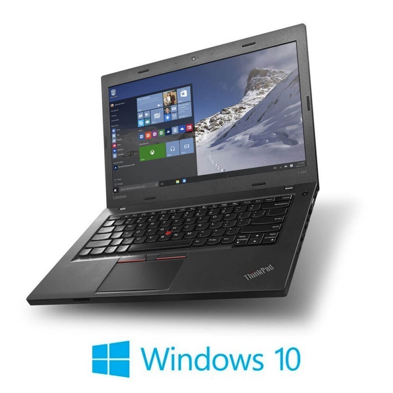 Laptop Lenovo ThinkPad L560, i5-6300U, SSD, Webcam, Windows 10 Home