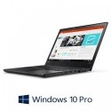 Laptopuri Lenovo ThinkPad T470, i5-6200U, DDR4, Webcam, Win 10 Pro