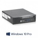 Calculatoare Refurbished HP EliteDesk 800 G1 USDT, i3-4130, 8GB RAM, Win 10 Pro