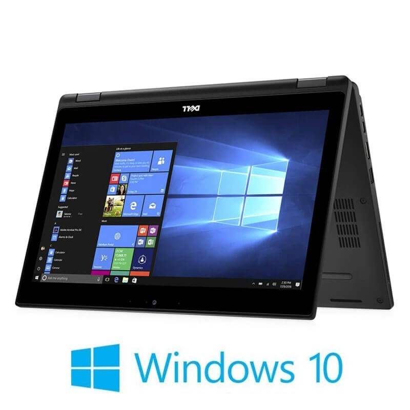 Laptop Touchscreen Dell Latitude 5289, i5-7300U, SSD, FHD, Win 10 Home