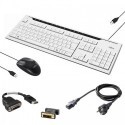 Kit NOU Fujitsu Tastatura, Mouse, Adaptor DisplayPort DVI, Adaptor DVI VGA, Cablu Alimentare