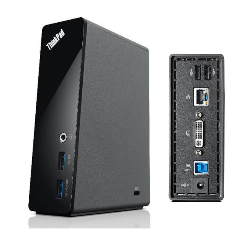 Docking Station Refurbished Lenovo ThinkPad USB 3.0, DL3700ESS