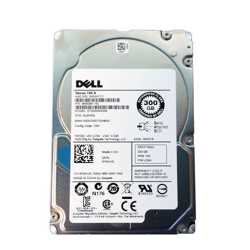 Hard Disk Dell 9WE066-150 300GB SAS 6Gbps 2.5 inci, 64 Mb Cache