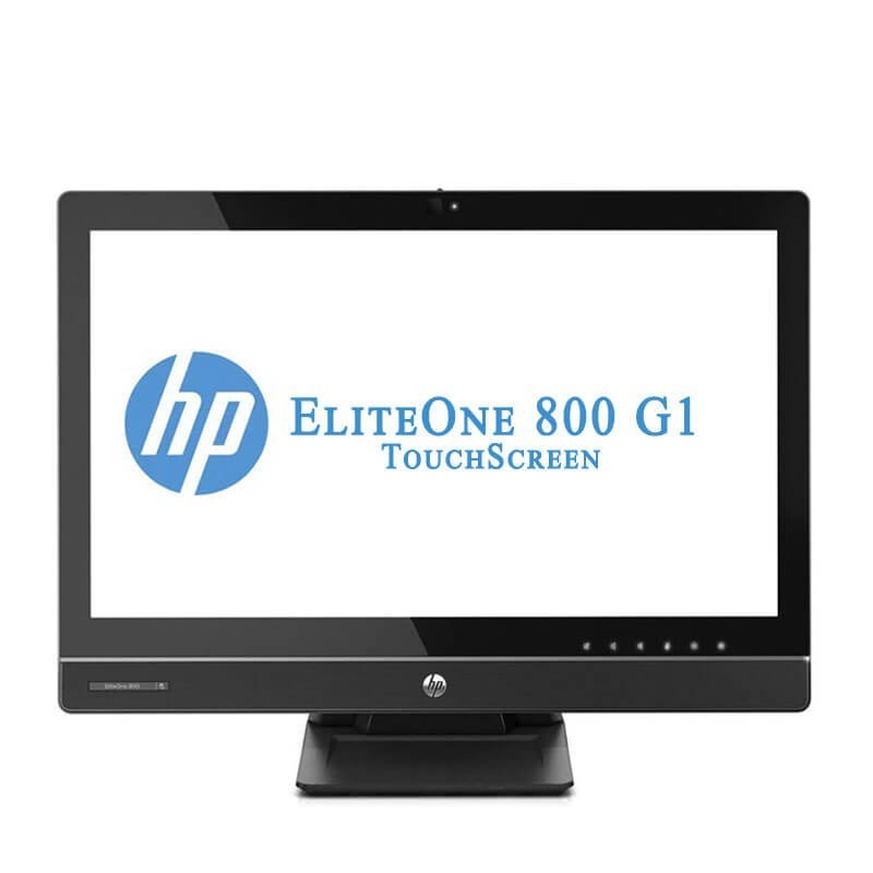 All-in-One Touchscreen SH HP EliteOne 800 G1, Quad Core i5-4590S, 23" Full HD IPS