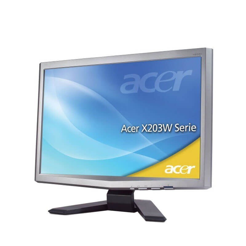 Monitoare LCD Refurbished Acer X203W, 20 inch Widescreen