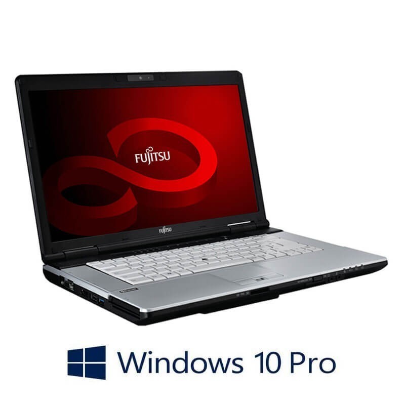 Laptop Fujitsu LIFEBOOK S751, i3-2350M, 8GB, 240GB SSD NOU, Webcam, Win 10 Pro