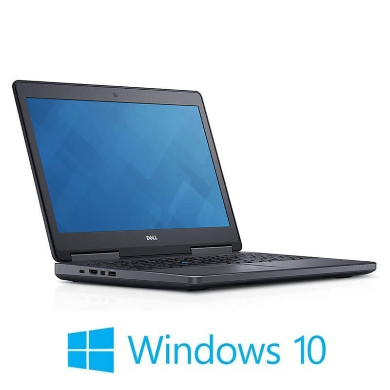 Laptop Dell Precision 7510, i7-6820HQ, SSD, Full HD, Quadro M2000M 4GB, Win 10 Home