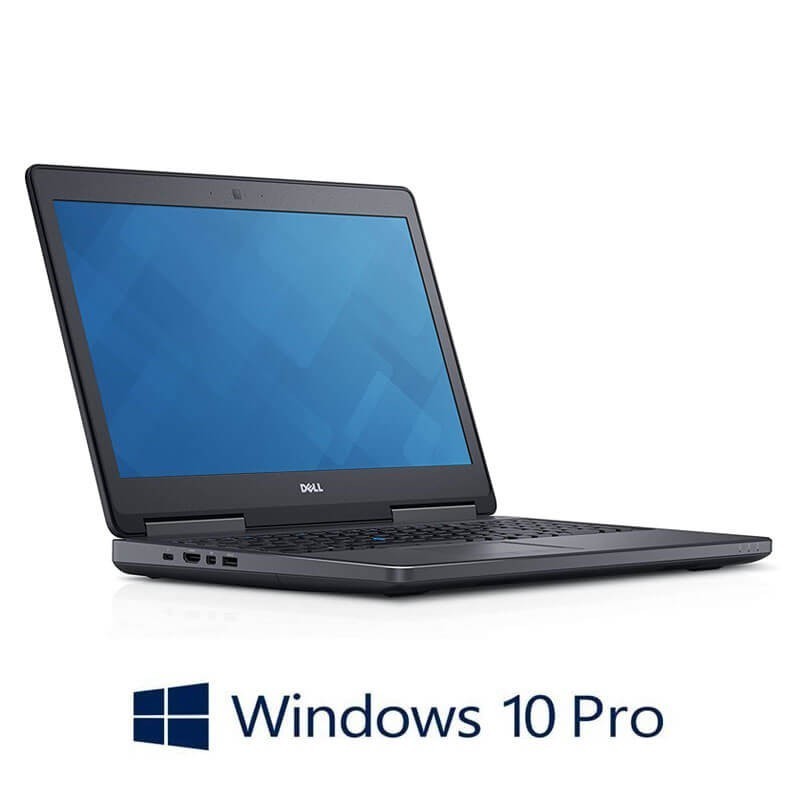 Laptop Dell Precision 7510, i7-6820HQ, SSD, Full HD, Quadro M2000M 4GB, Win 10 Pro