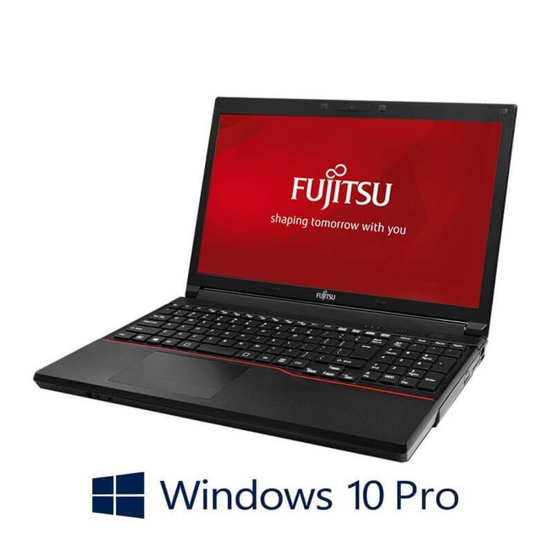 Laptop Fujitsu LIFEBOOK A574/K, Intel Core i3-4000M, 15.6 inci, Webcam, Windows 10 Pro