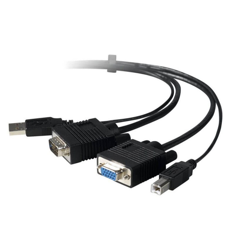 Cablu KVM Belkin OmniView All-in-One, F3X1962B06, 1.8M