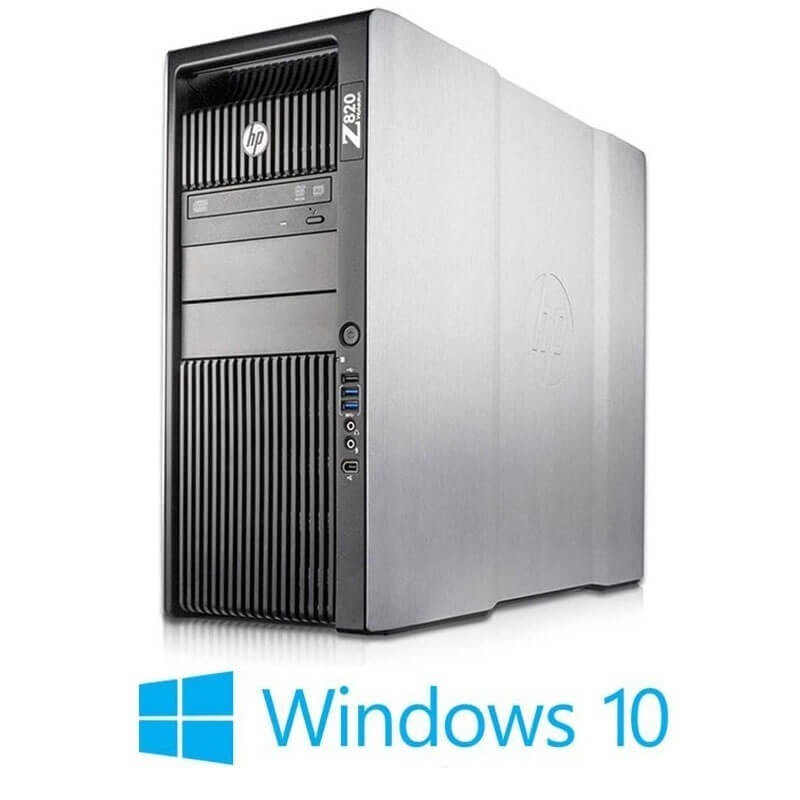 Workstation HP Z820, 2 x Xeon Quad Core E5-2643, 64GB, Quadro K4000, Win 10 Home