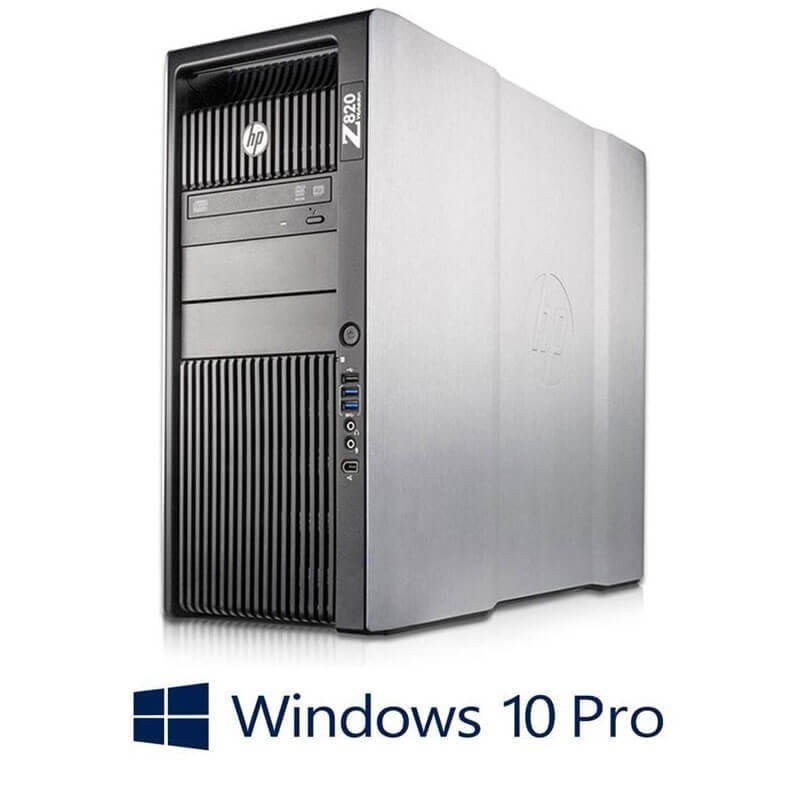 Workstation HP Z820, 2 x Xeon Quad Core E5-2643, 64GB, Quadro K4000, Win 10 Pro
