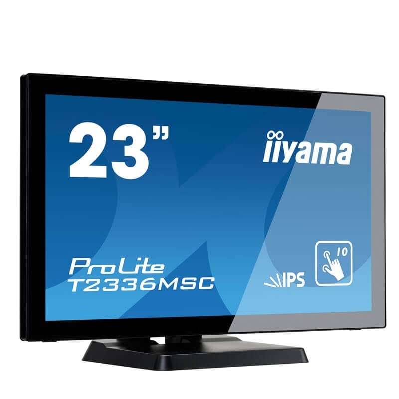 Monitoare Touchscreen Iiyama ProLite T2336MSC-B2, 23 inci Full HD IPS