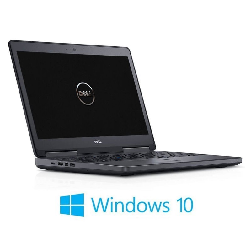 Laptop Dell Precision 7510, i7-6820HQ, 16GB RAM, 512GB SSD, Quadro M1000M, Win 10 Home