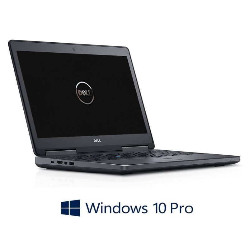 Laptop Dell Precision 7510, i7-6820HQ, 16GB RAM, 512GB SSD, Quadro M1000M, Win 10 Pro