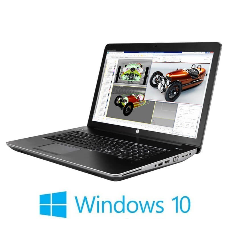 Laptop HP ZBook 17 G3, Quad Core i7-6820HQ, SSD, FHD, Quadro M3000M, Win 10 Home