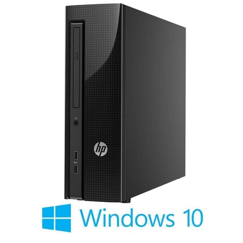 Calculatoare HP Slimline 450-A103ND, AMD Quad Core A6-6310, Windows 10 Home