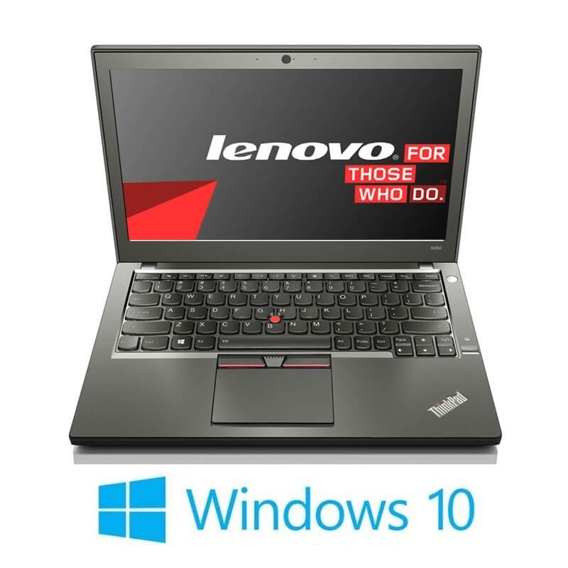 Laptopuri Lenovo ThinkPad X250, Intel i7-5600U, 8GB DDR3, Webcam, Win 10 Home