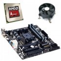 Kit Placa de Baza Gigabyte GA-F2A88XM-D3H, AMD Quad Core A10-5800K, Cooler