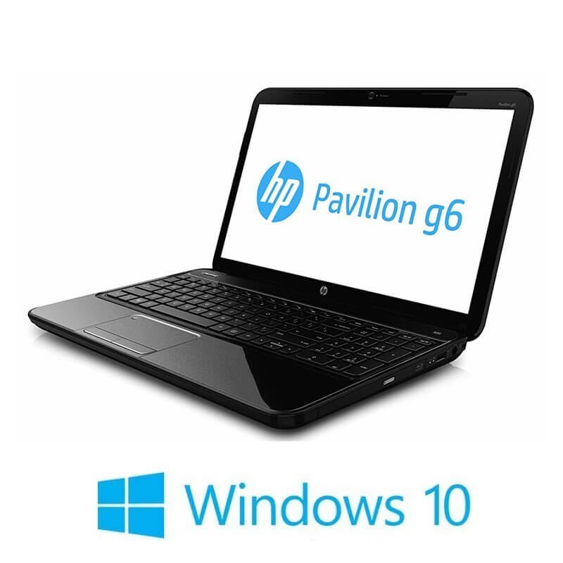 Laptopuri HP Pavilion G6, Intel Core i3-2350M, 15.6 inci, Webcam, Win 10 Home