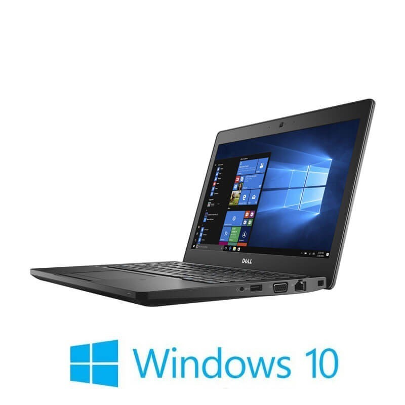 Laptop Dell Latitude 5280, Intel i5-7300U, 16GB DDR4, 12.5 inci, Webcam, Win 10 Home