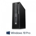 Workstation HP Z240 SFF, Quad Core i5-6400T, 256GB SSD NOU NVMe, Win 10 Pro