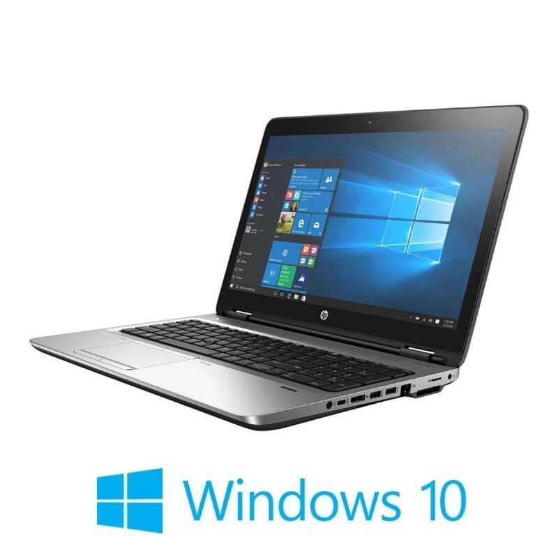 Laptopuri HP ProBook 650 G3, i5-7200U, 128GB SSD, Full HD, Webcam, Win 10 Home