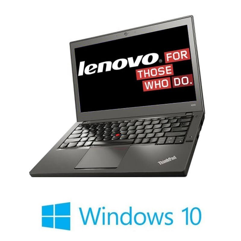 Laptop Lenovo ThinkPad X260, i7-6500U, SSD, Display NOU FHD, Webcam, Win 10 Home