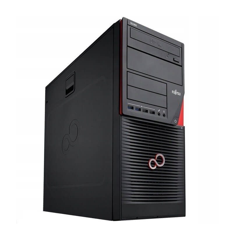 Workstation SH Fujitsu CELSIUS W530, Xeon Quad Core E3-1226 v3, 8GB DDR3