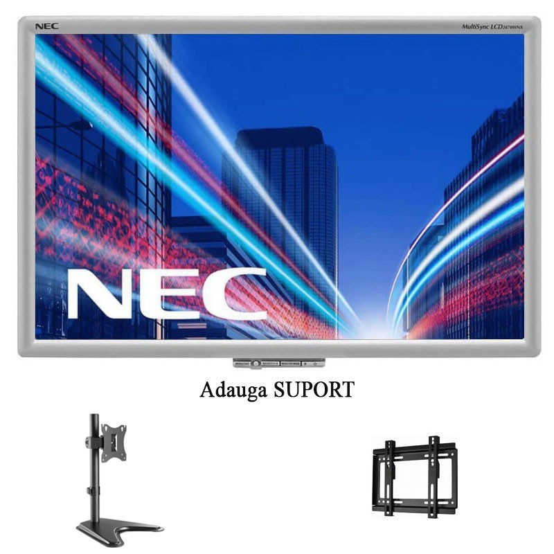 Monitoare LCD SH NEC MultiSync LCD2470WNX-BK, 24 inci Full HD, Grad B