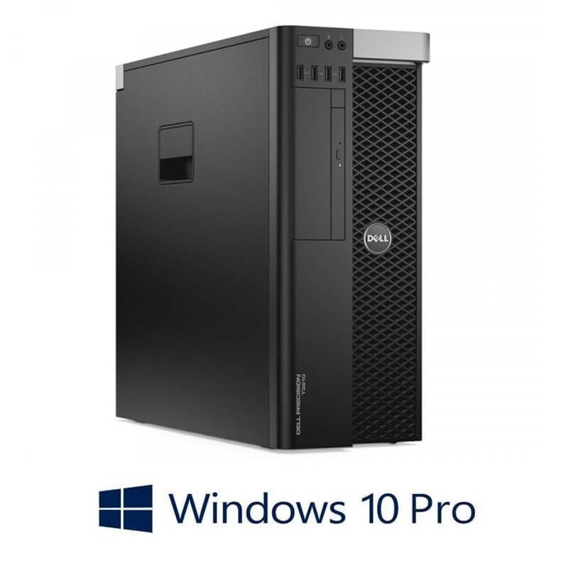 Workstation Dell Precision T3600, Octa Core E5-2670, 256GB SSD NOU, Win 10 Pro