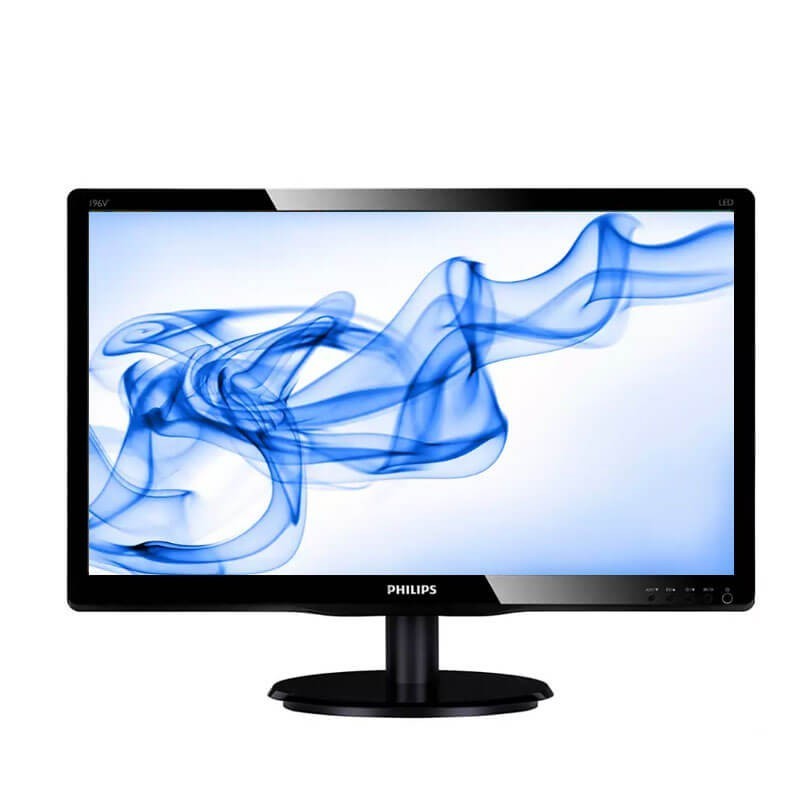Monitoare LED SH Philips 196V4L, Grad A-, 18.5 inci Widescreen