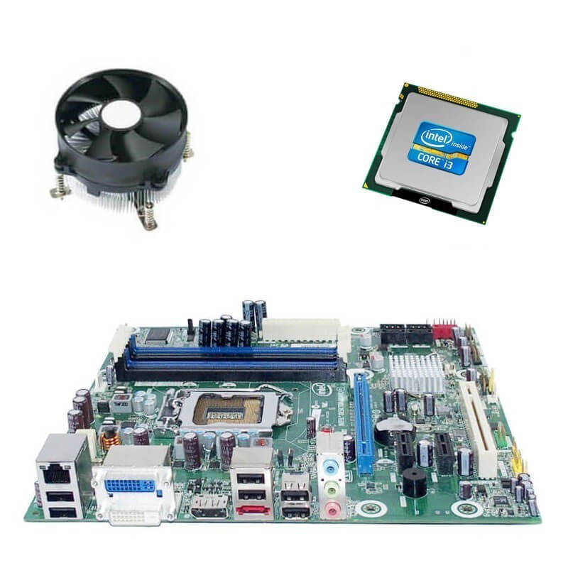 Kit Placa de Baza Gigabyte GA-H81M-D2W, Intel Dual Core G3220, Cooler