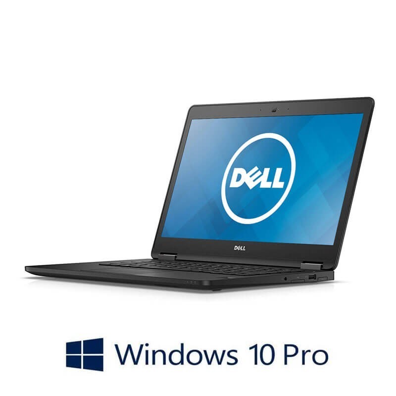 Laptop Dell Latitude E7470, i5-6200U, 256GB SSD NVMe, Full HD, Webcam, Win 10 Pro