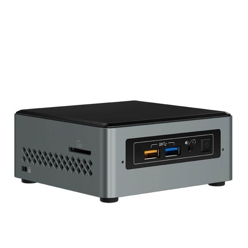 Mini PC SH Intel NUC NUC6CAYB, Intel Quad Core J3455, 8GB DDR3, 240GB SSD