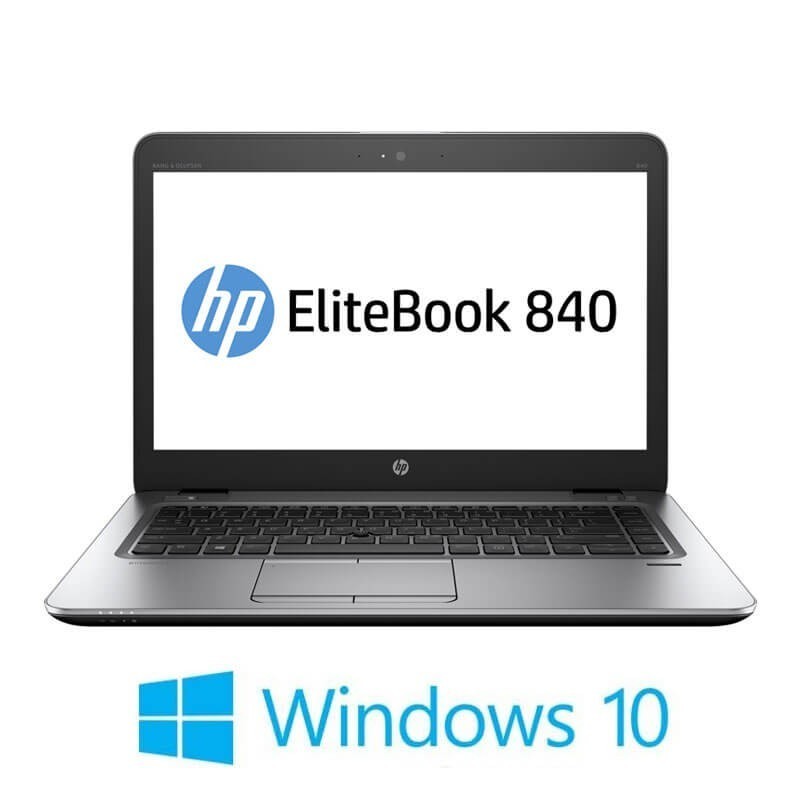 Laptopuri HP EliteBook 840 G3, i5-6300U, 256GB SSD, Full HD, Webcam, Win 10 Home