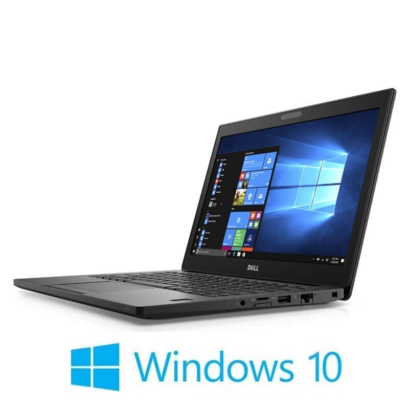 Laptop Touchscreen Dell Latitude 7280, i5-7300U, SSD, Full HD, Webcam, Win 10 Home