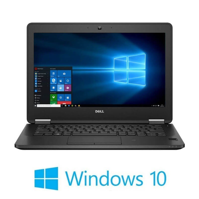 Laptopuri Dell Latitude E5270, i5-6300U, 256GB SSD, 12.5 inci, Webcam, Win 10 Home