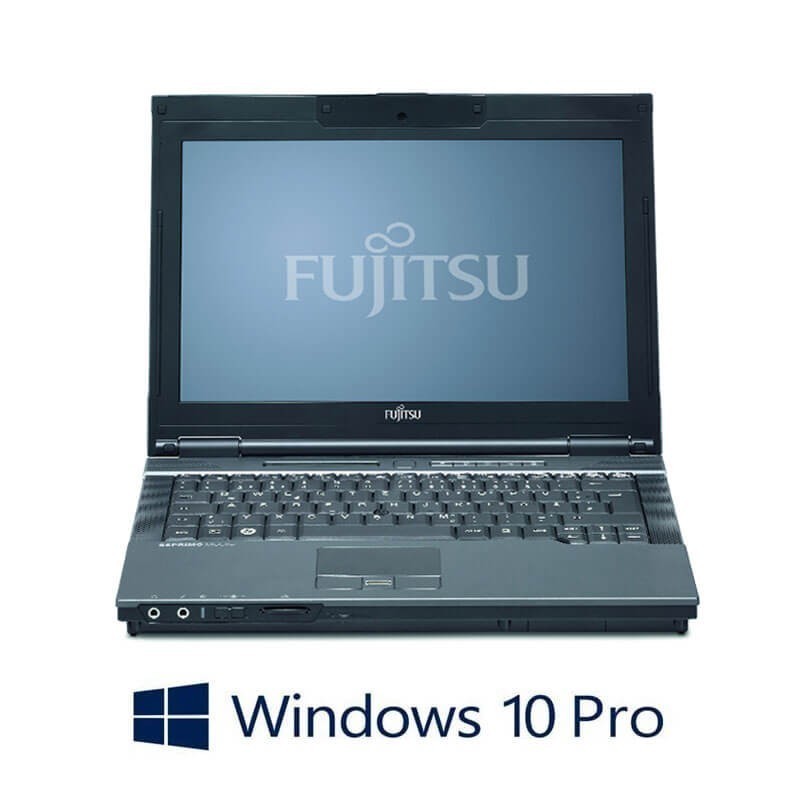 Laptop Fujitsu ESPRIMO Mobile U9210, Core 2 Duo P8700, Webcam, Win 10 Pro