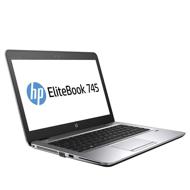 Laptop SH HP EliteBook 745 G3, AMD PRO Quad Core A10-8700B, SSD, Webcam