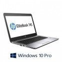 Laptop HP EliteBook 745 G3, AMD PRO Quad Core A10-8700B, SSD, Webcam, Win 10 Pro