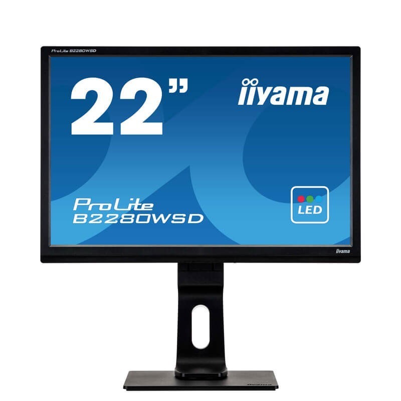 Monitoare LED Iiyama ProLite B2280WSD, 22 inci Widescreen