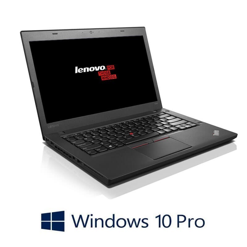 Laptop Lenovo ThinkPad T460s, i5-6300U, 256GB SSD, Full HD IPS, Webcam, Win 10 Pro