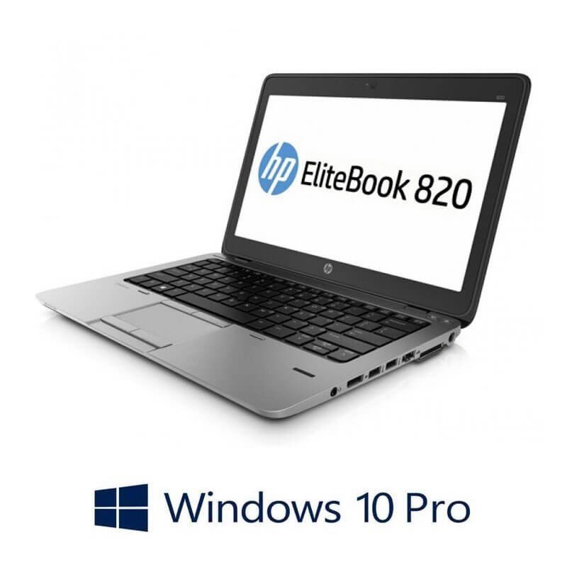 Laptopuri HP EliteBook 820 G2, i5-5300U, 240GB SSD, 12.5 inci, Webcam, Win 10 Pro