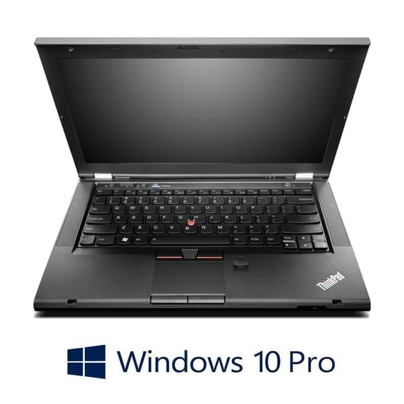 Laptop Lenovo ThinkPad T430s, Intel i5-3320M, 14 inci, Webcam, Windows 10 Pro