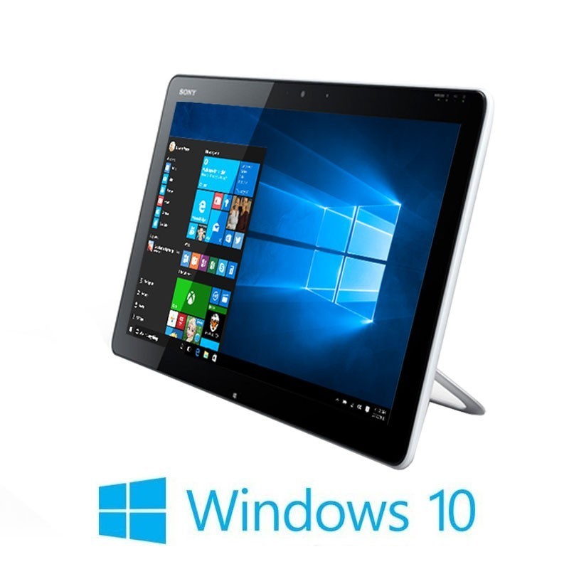 All-in-One Touchscreen Sony Vaio SVJ202, Core i3-3227U, SSD, 20 inci, Wi-Fi, Win 10 Home