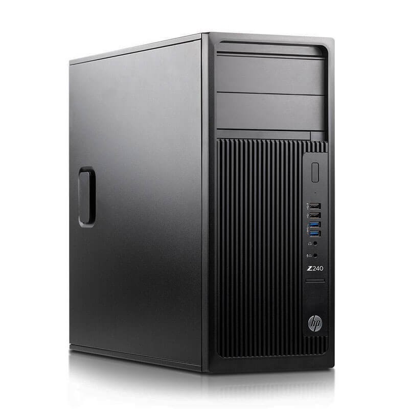Workstation SH HP Z240 Tower, Intel Quad Core i5-6500, 2 x 256GB SSD, Quadro K620
